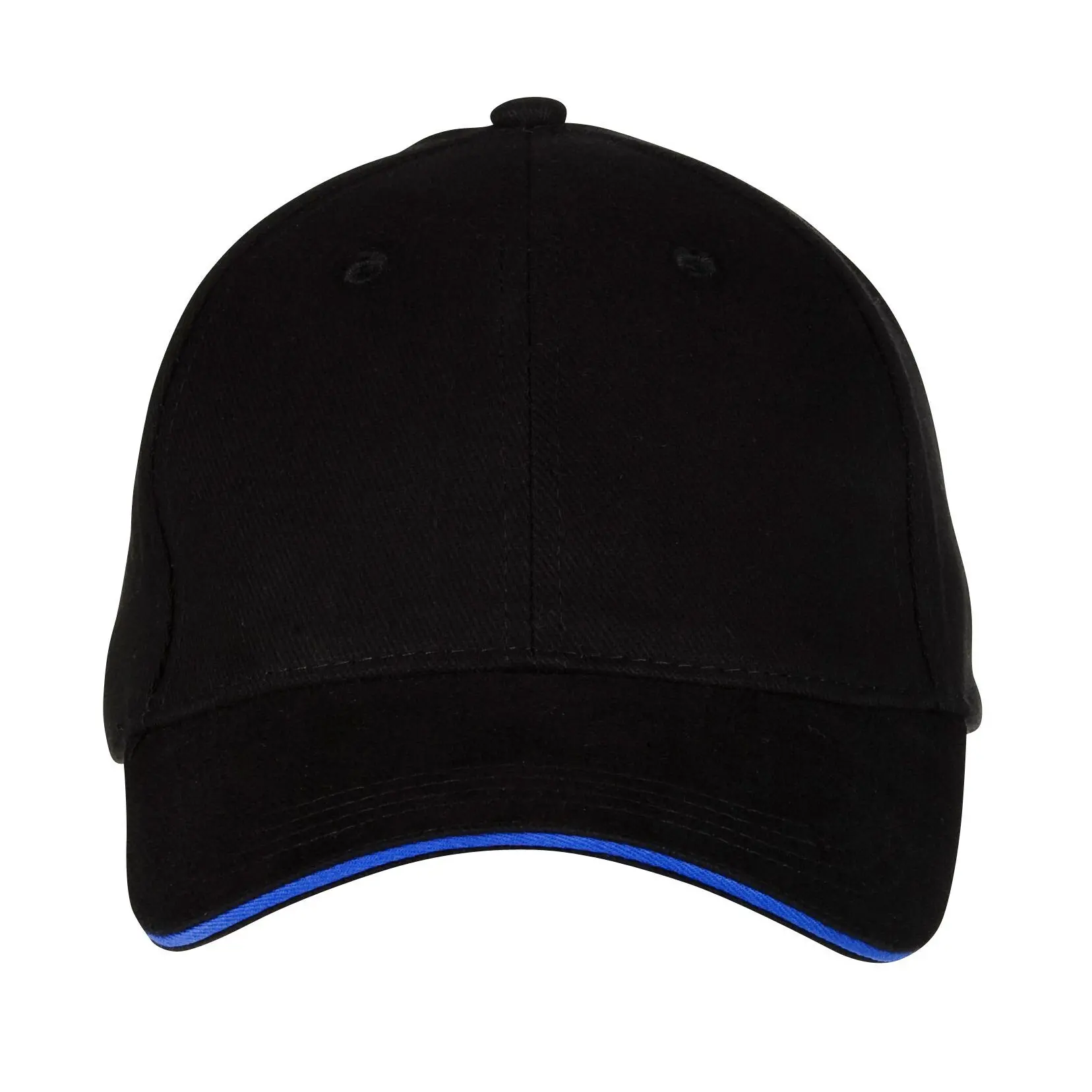 Cappellino 6 pannelli Black & Match