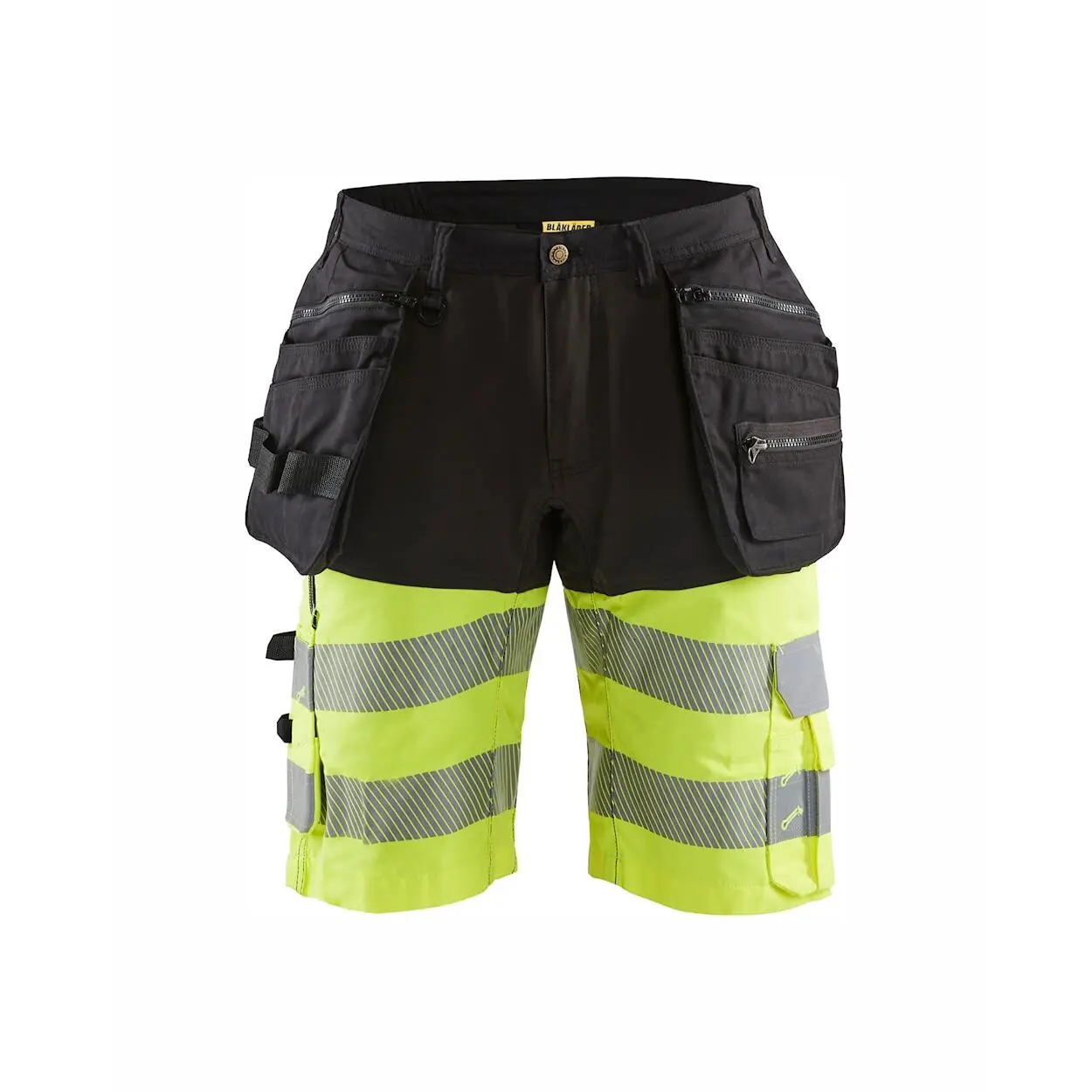 Blaklader Unisex Schwarz Kurze Hochsichtbare 4D-Stretch