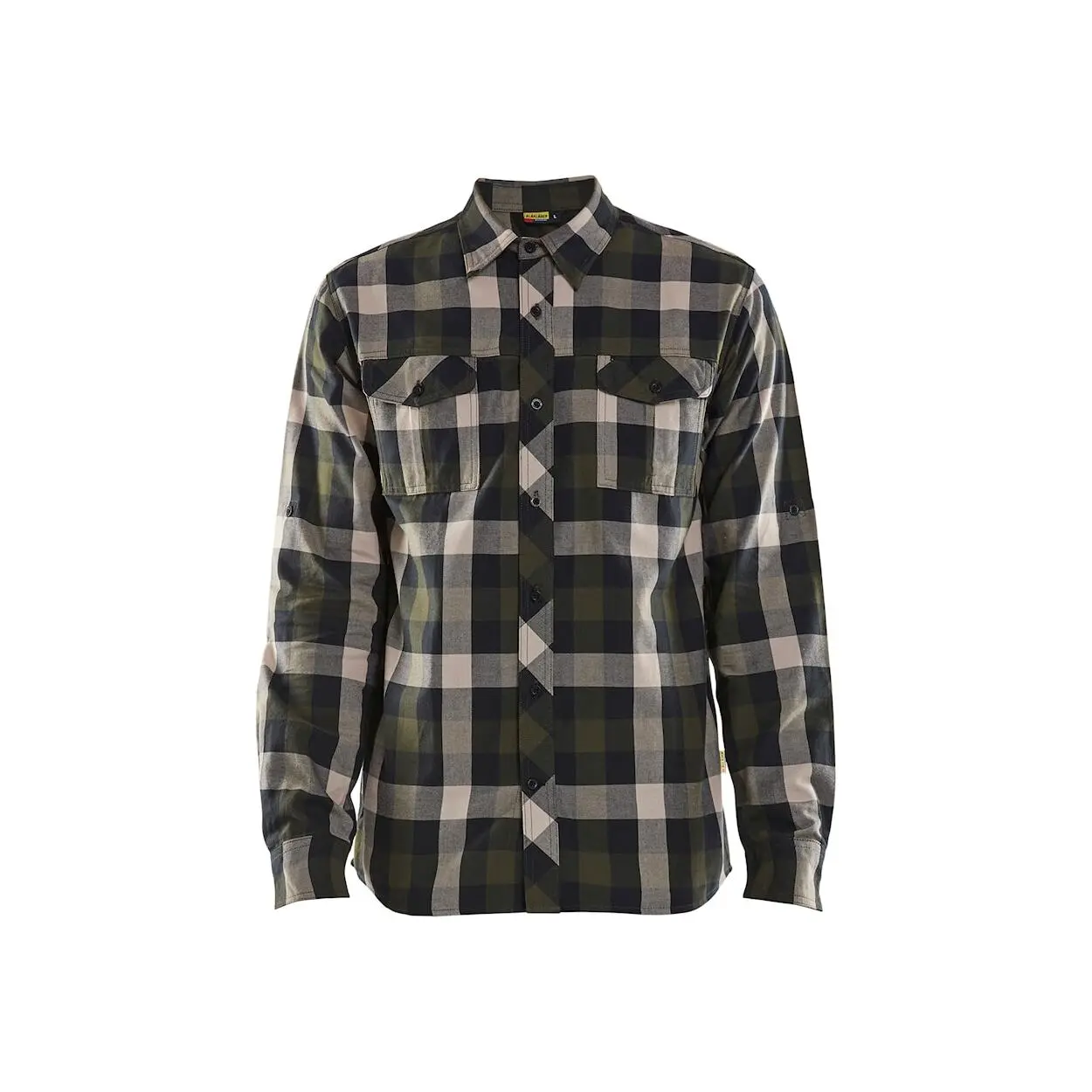 Blaklader Black Flannel Shirt