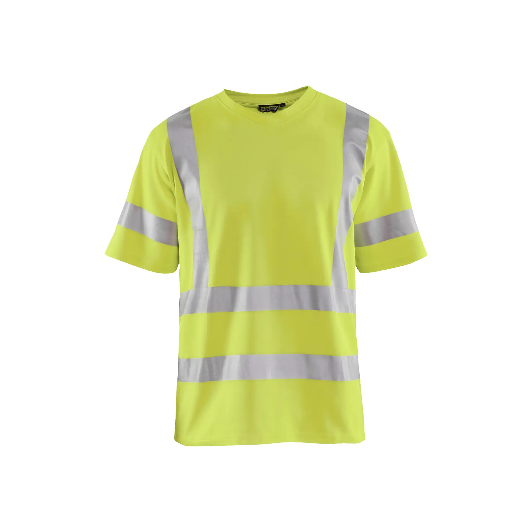 T-shirtnti-uv con scollo a V ad alta visibilità Blaklader