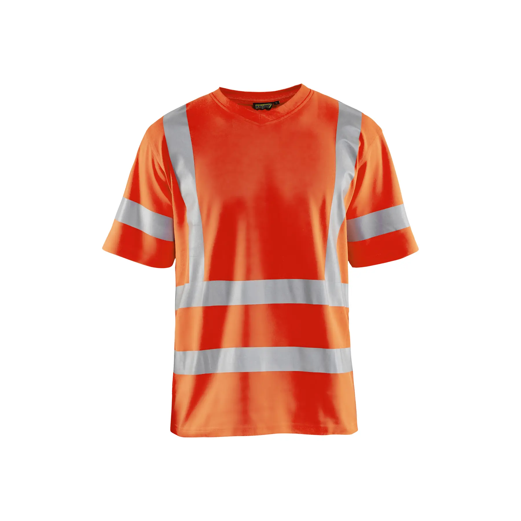 T-shirtnti-uv con scollo a V ad alta visibilità Blaklader