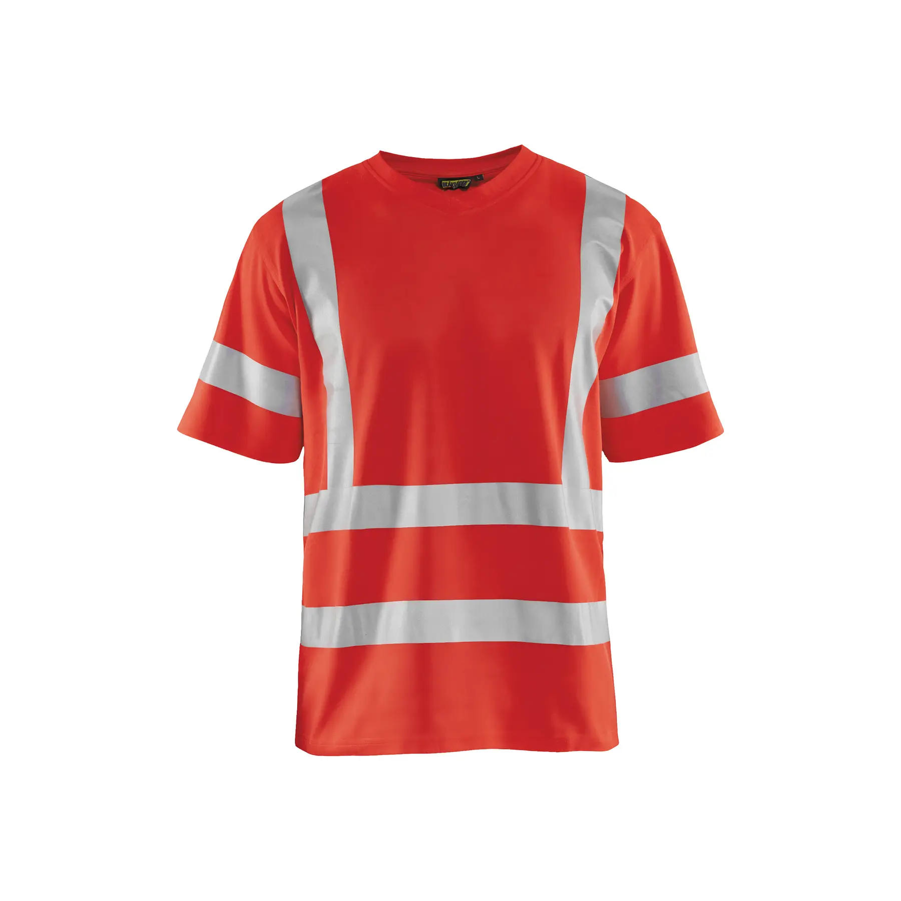 T-shirtnti-uv con scollo a V ad alta visibilità Blaklader