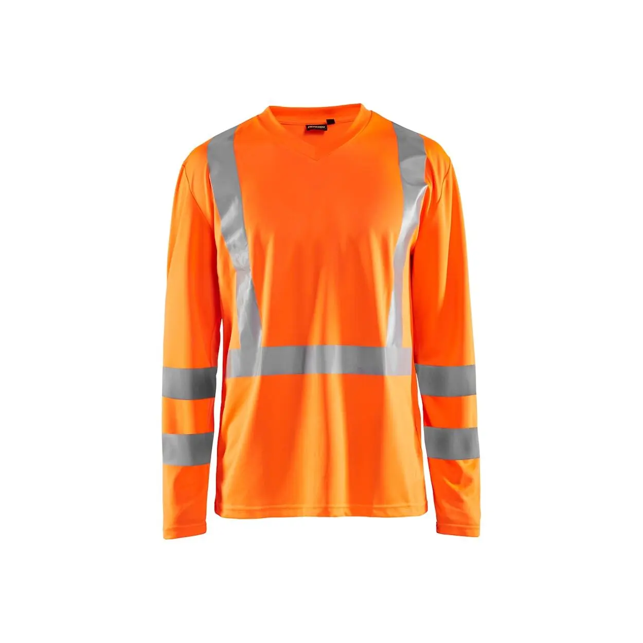 T-shirt maniche lunghe con scollo a V, ad alta visibilità, antiodore e anti-UV Blaklader
