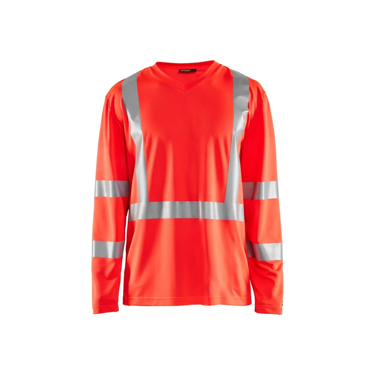 T-shirt maniche lunghe con scollo a V, ad alta visibilità, antiodore e anti-UV Blaklader