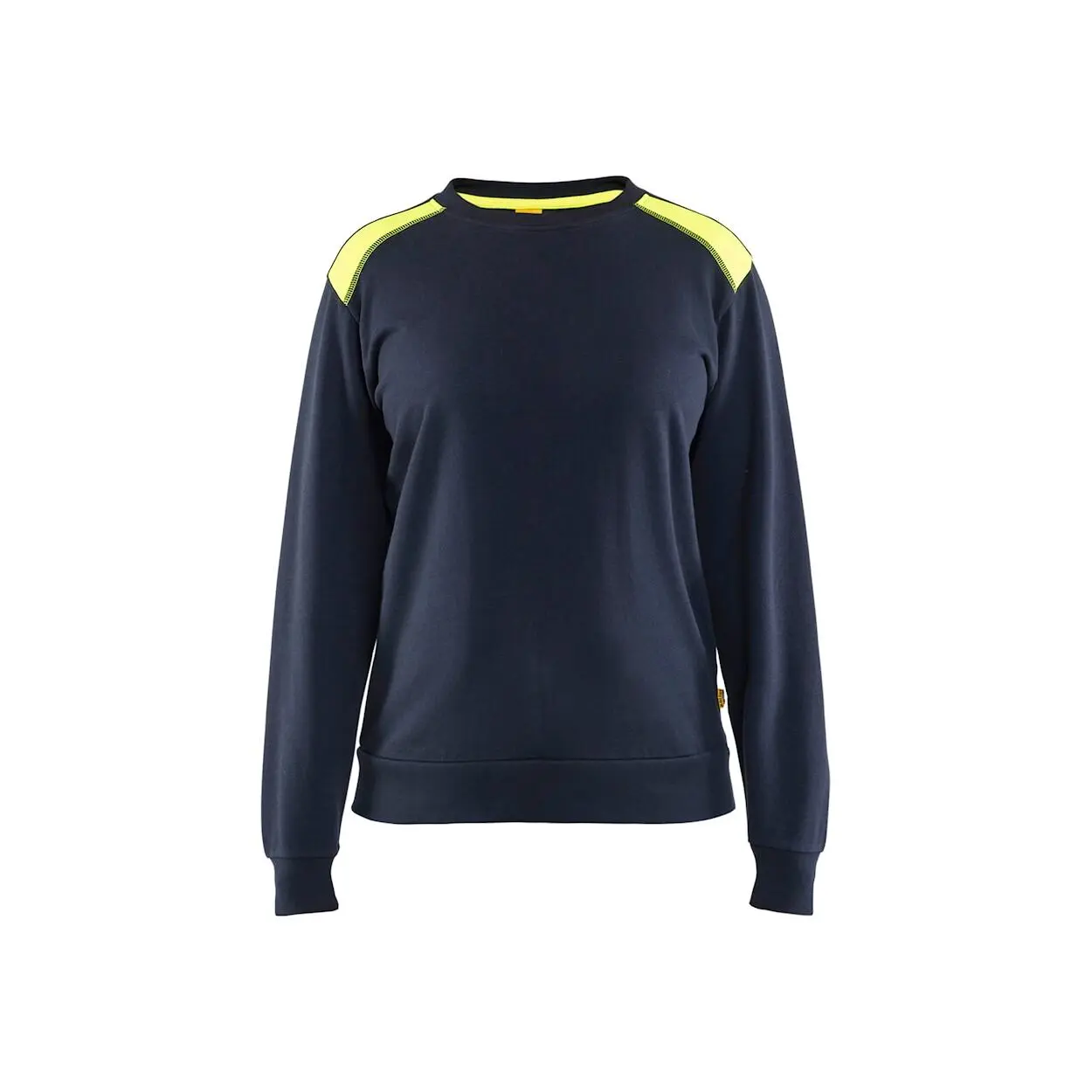 Felpa donna bicolore con scollo tondo Blaklader