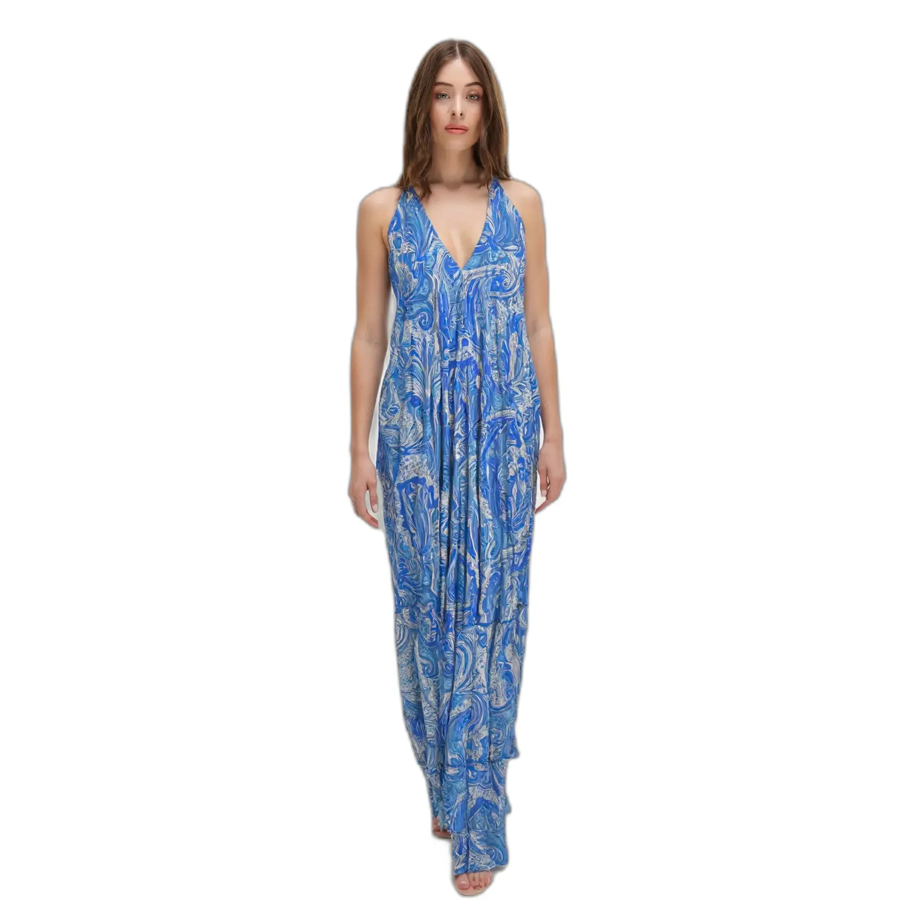 Maxikleid mit offenem Rücken für Damen Ble Resort Collection