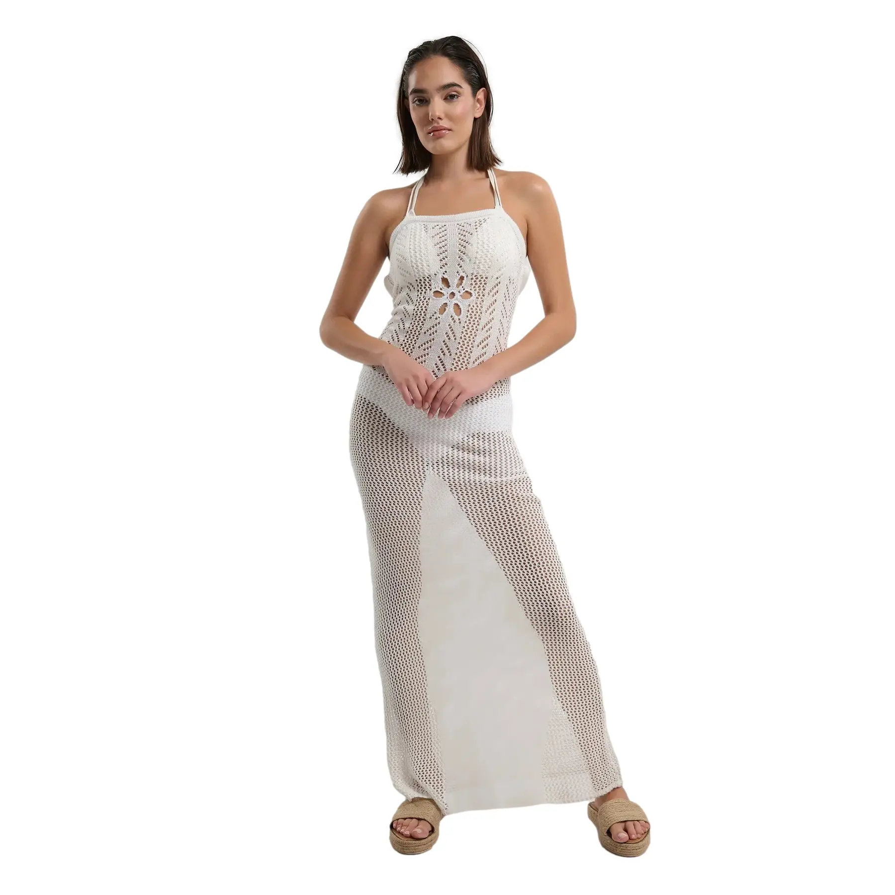 Ärmelloses Maxikleid für Damenen Ble Resort Collection