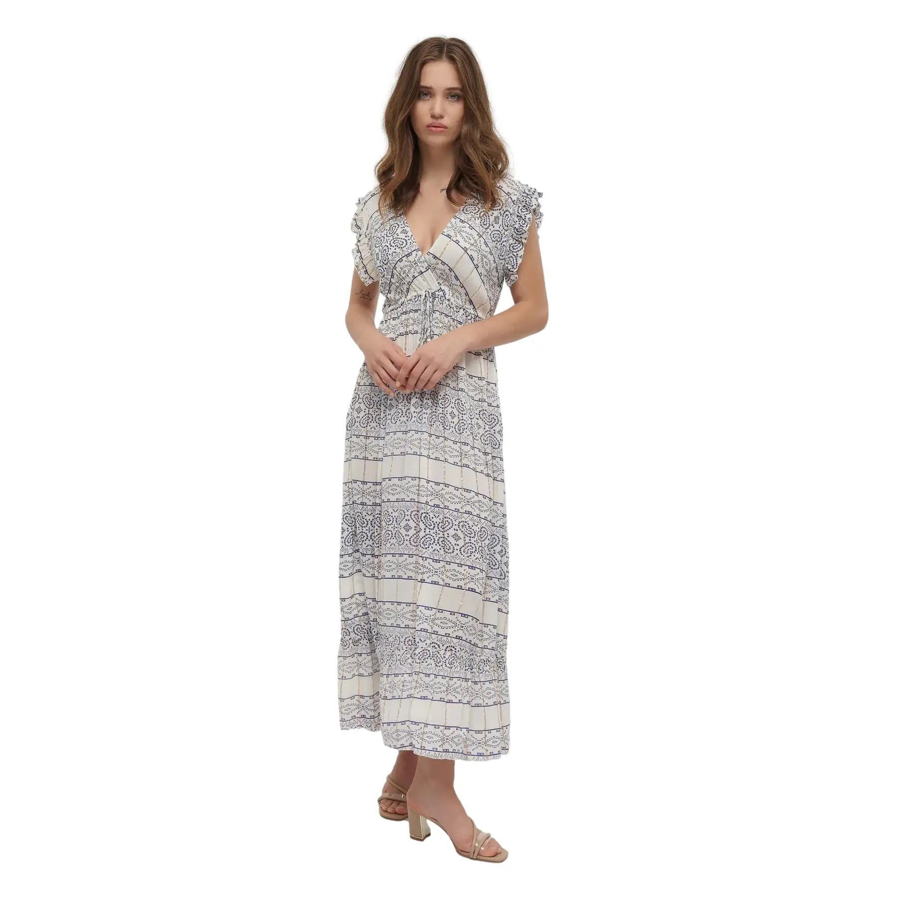 Maxi jers met mouwen voor vrouwen Ble Resort Collection