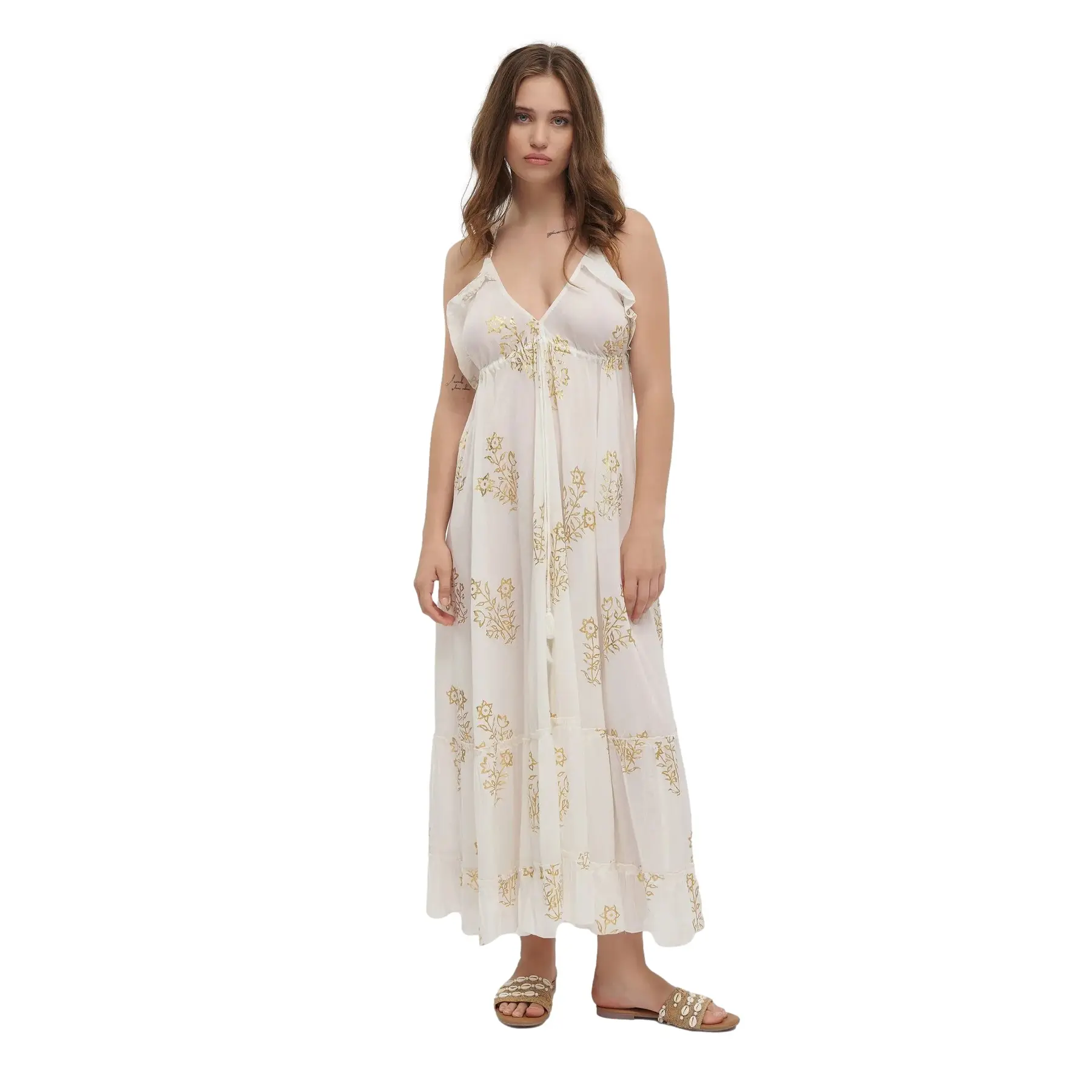 Maxikleid mit offenem Rücken für Damen Ble Resort Collection