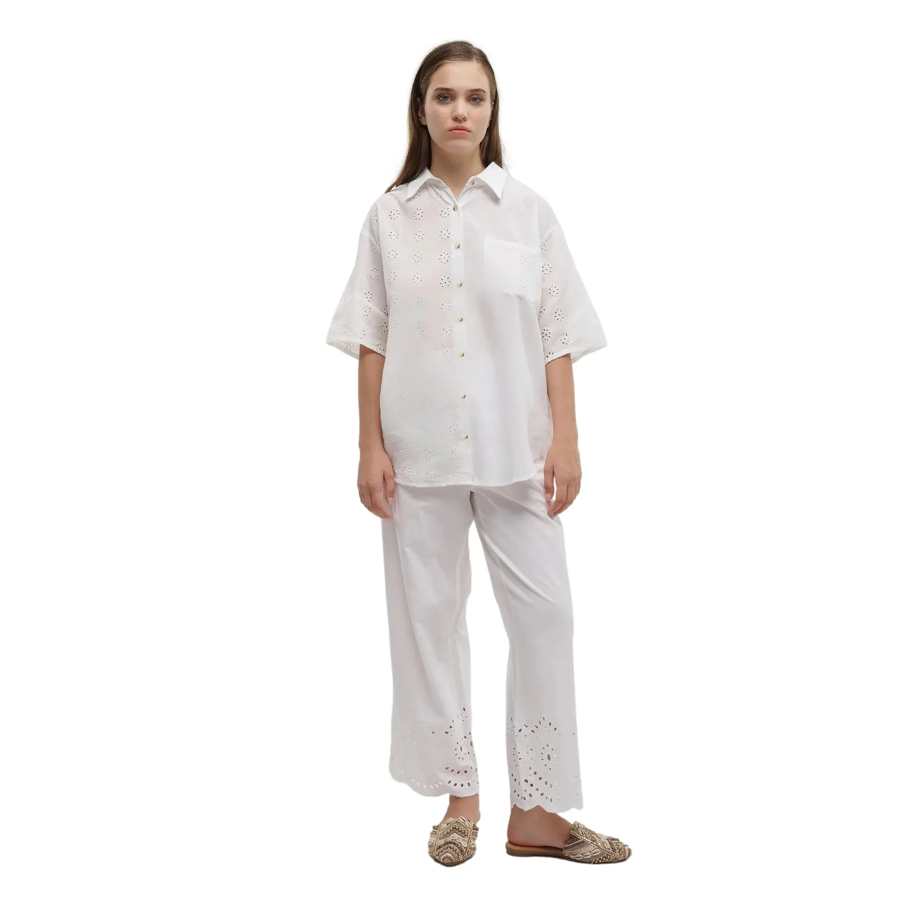 Dameshemd Ble Resort Collection Kippur