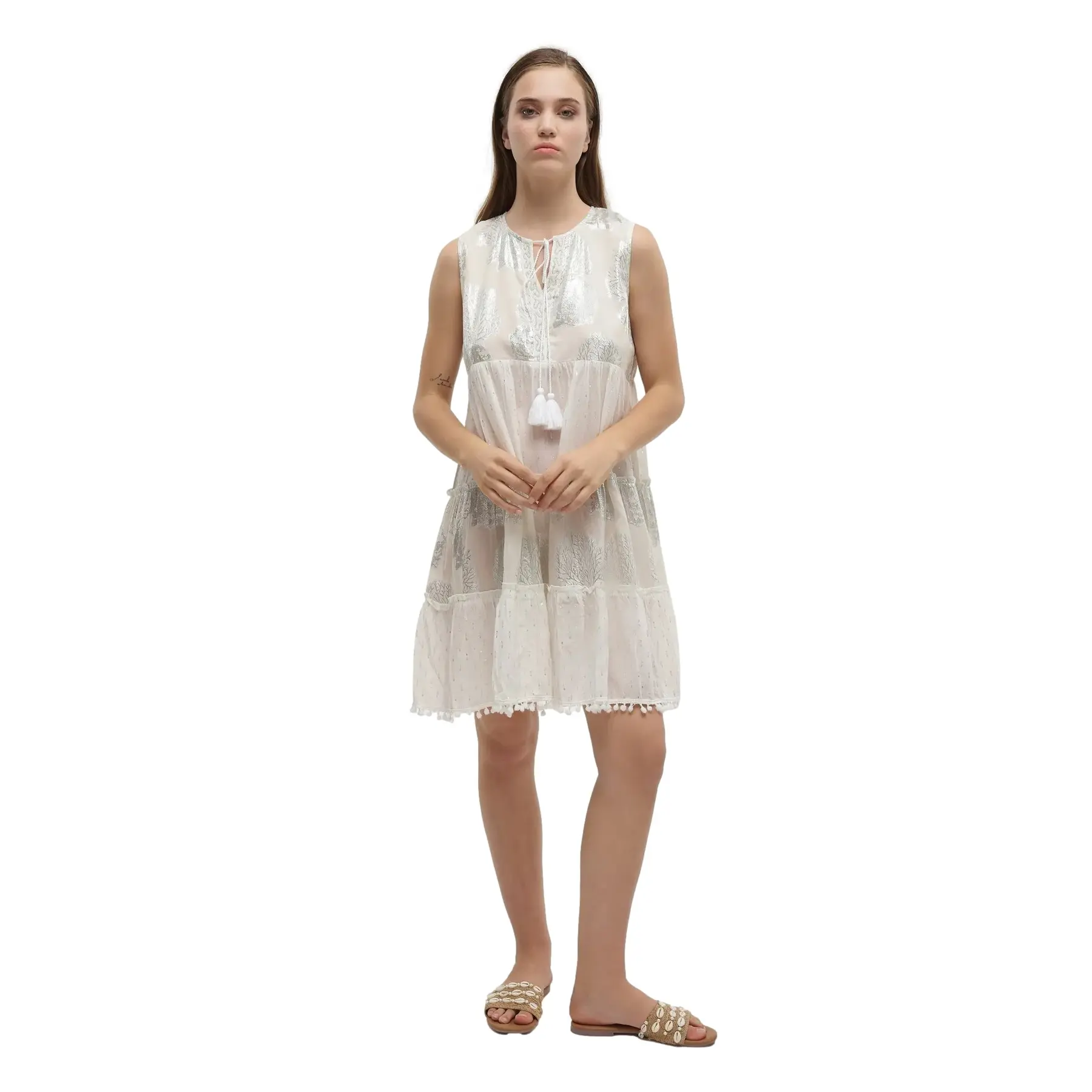 Mouwloze Mini Jurk Dames Ble Resort Collection
