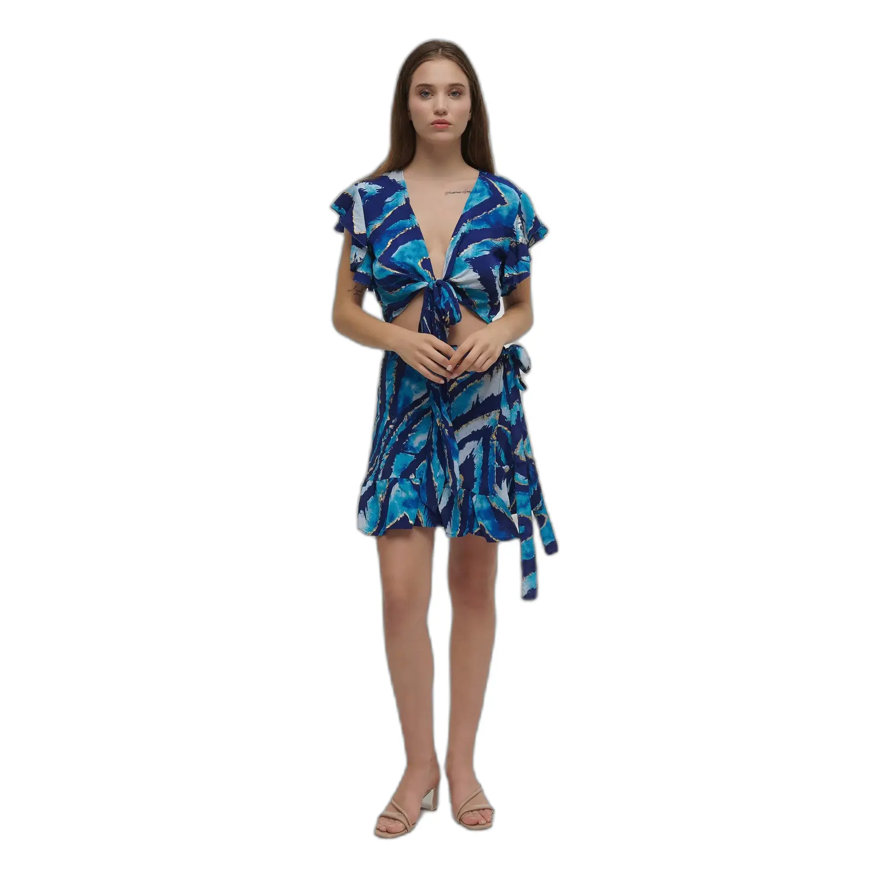 Vrouwenblouse Ble Resort Collection Tie Dye