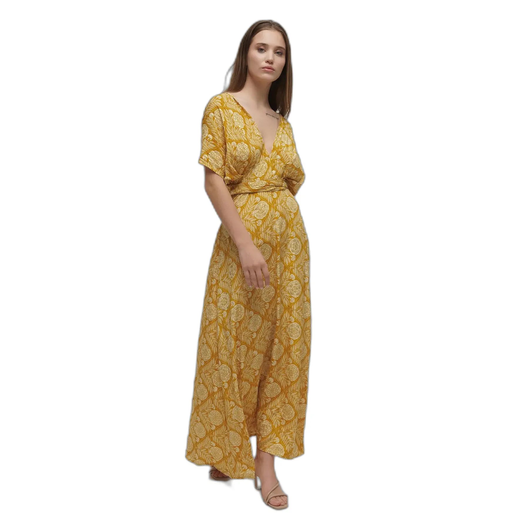 Maxikleid Damen Ble Resort Collection Flower