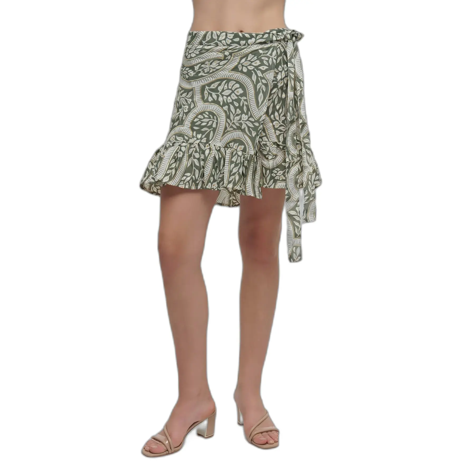 Mini gonna pareo donna  Leaf