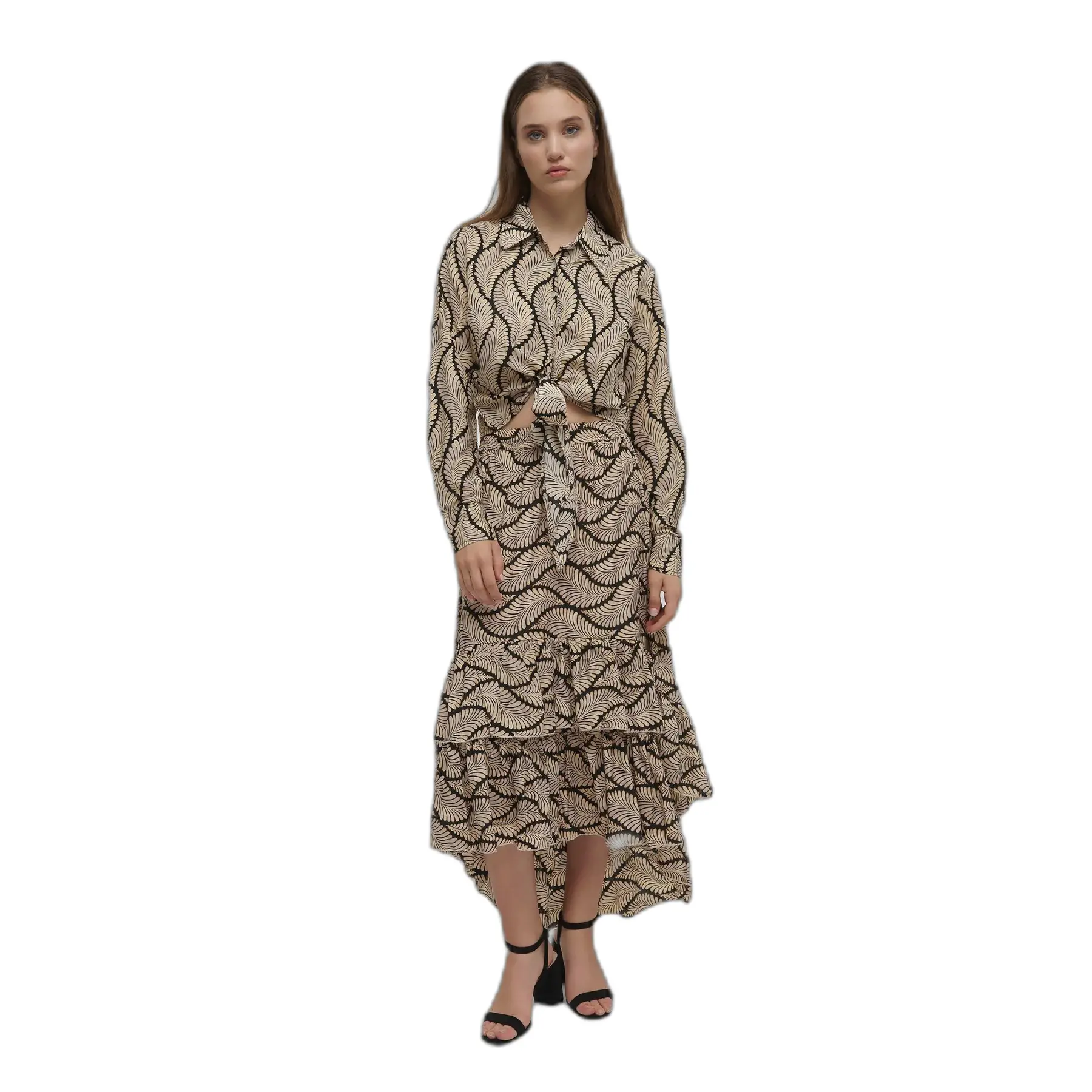 Dameshemd Ble Resort Collection Leaf
