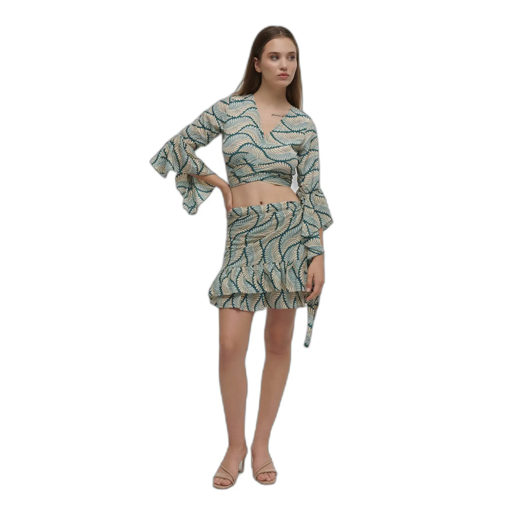 Dames top Ble Resort Collection Leaf