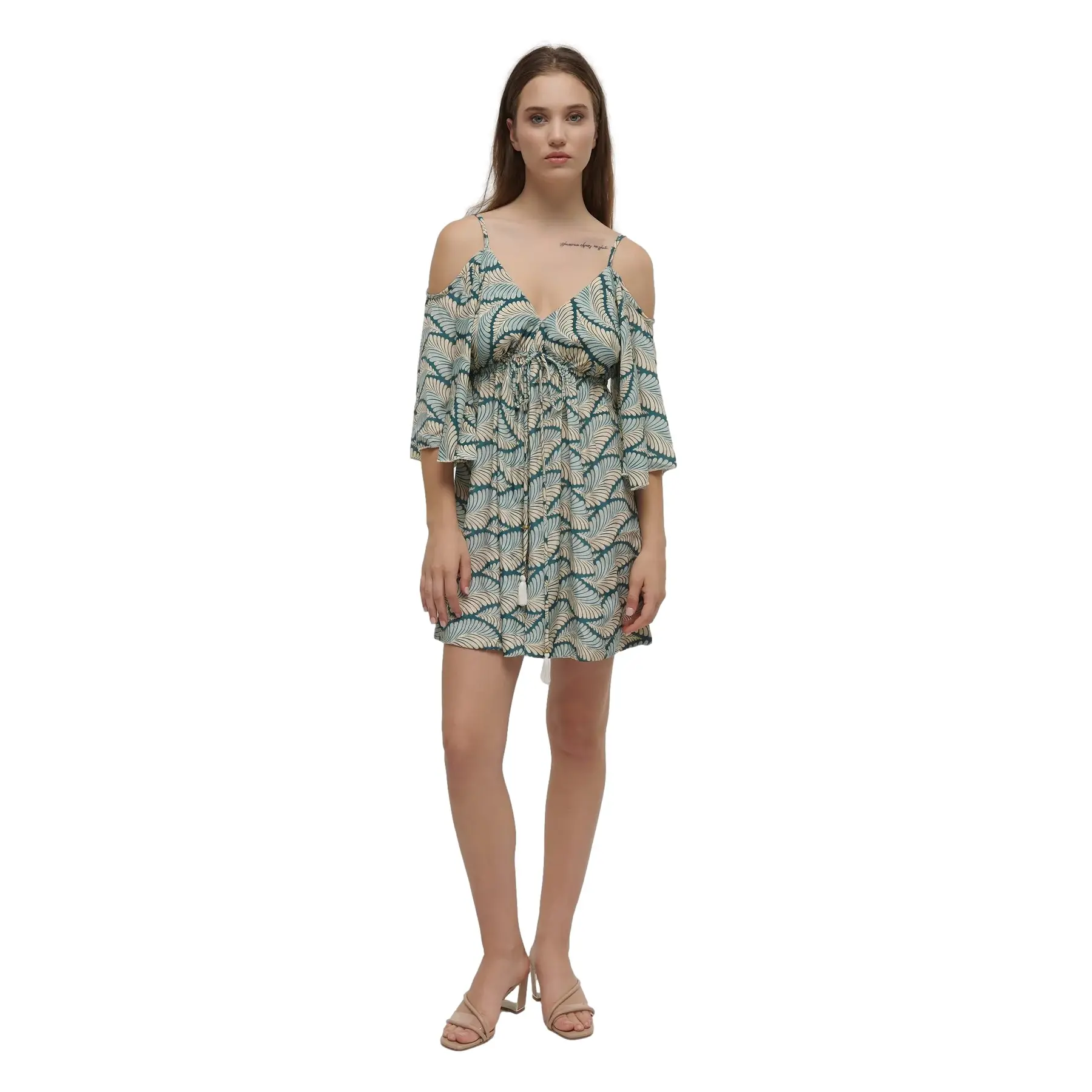 Korte jumpsuit voor vrouwen Ble Resort Collection Leaf