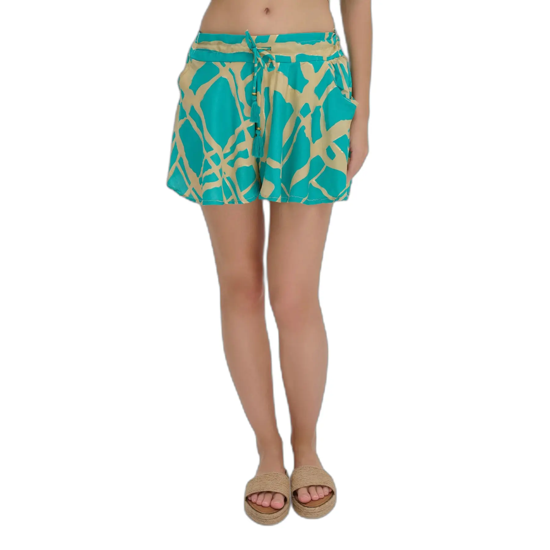 Korte met draad voor vrouwen Ble Resort Collection Blocks