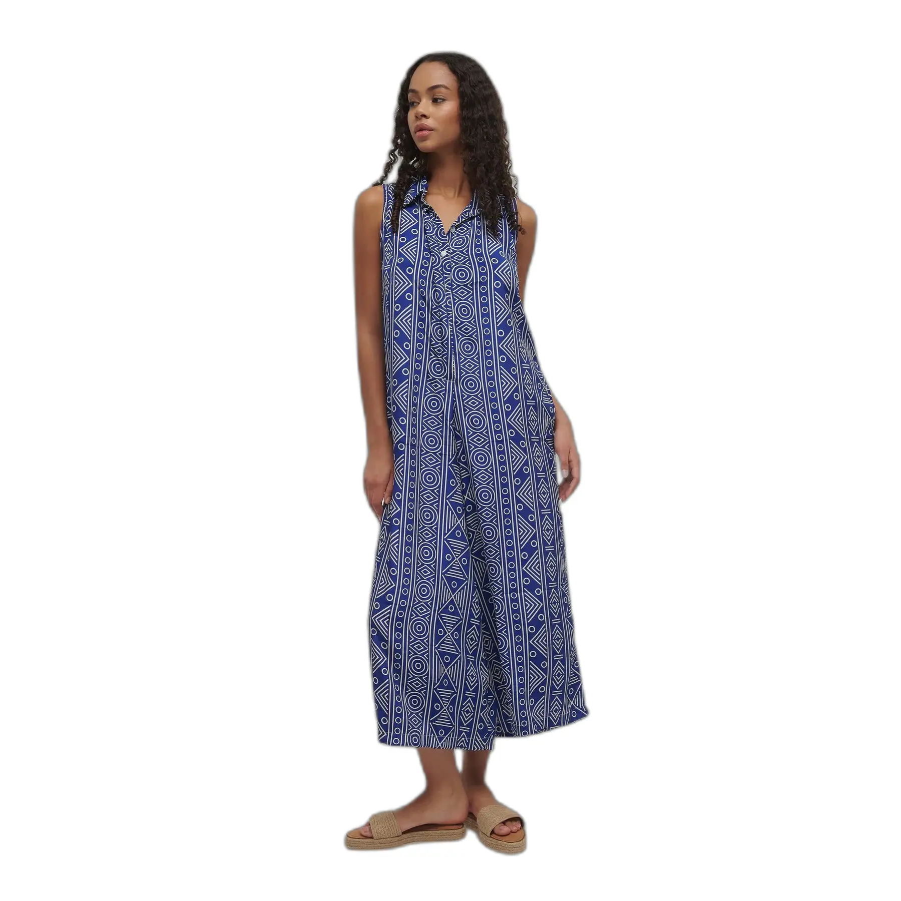 Damen Overall mit Druck Ble Resort Collection