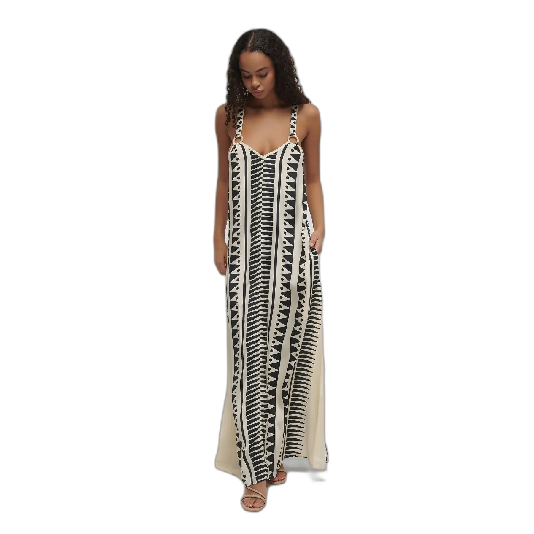 Maxi jurk zonder mouwen voor dames Ble Resort Collection
