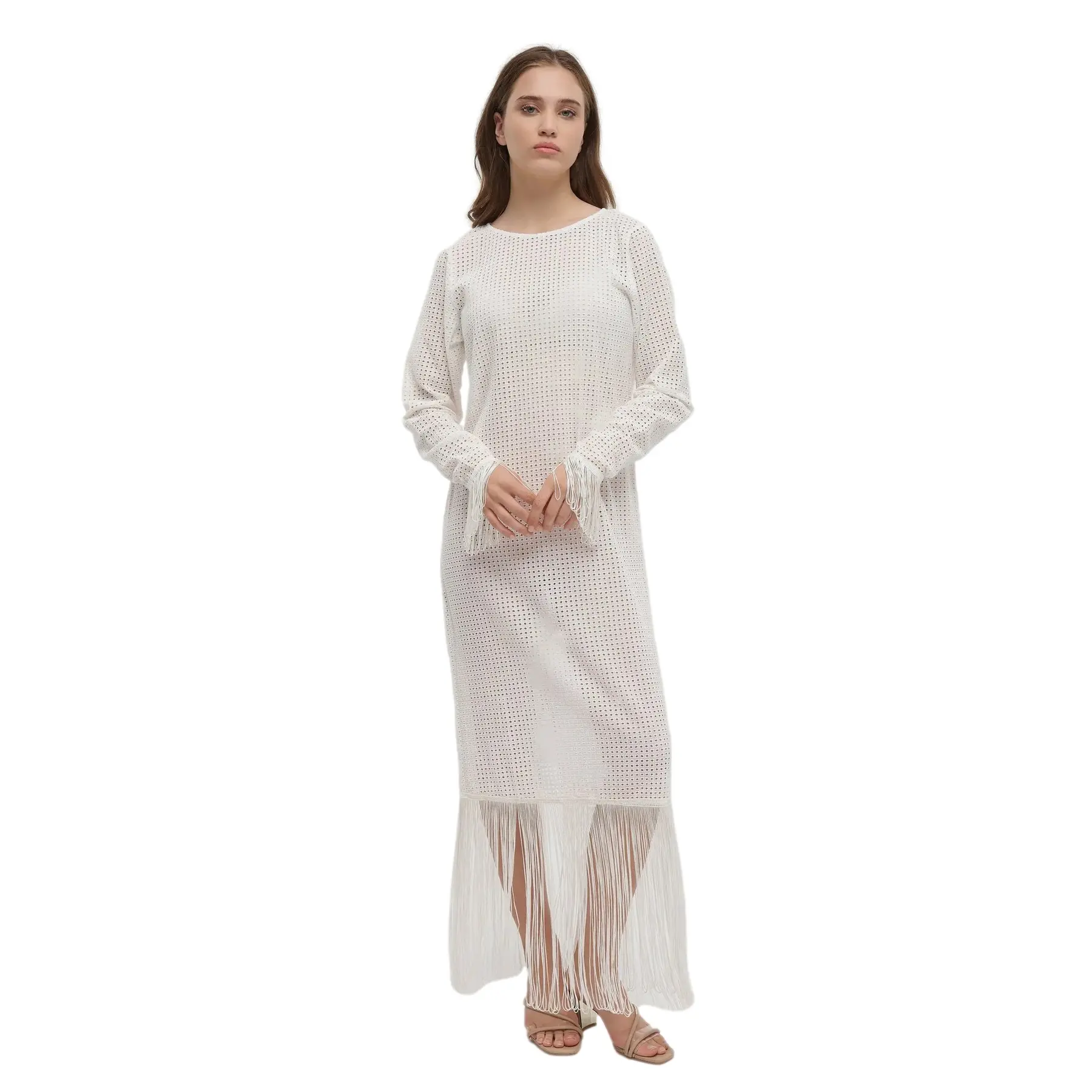 Maxikleid mit langen Ärmeln für Damen Ble Resort Collection