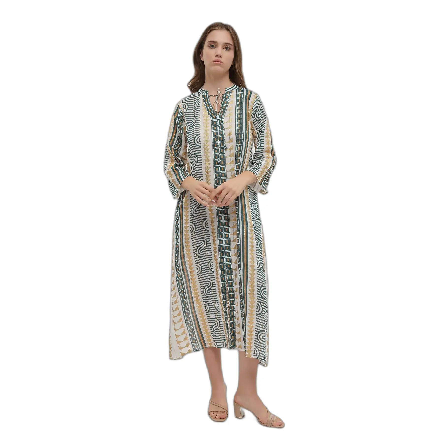 Caftan mit langen Ärmeln für Damen Ble Resort Collection