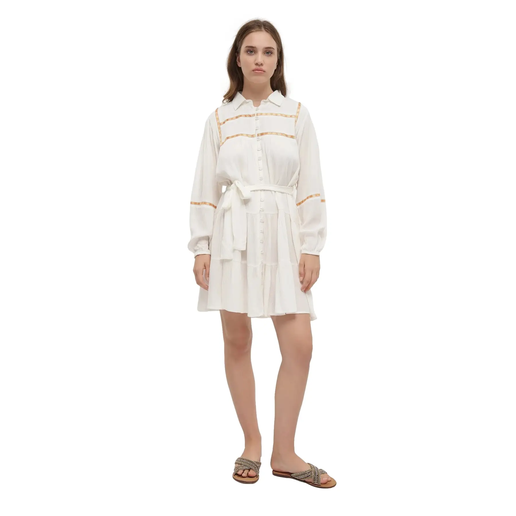 Mini-Kleider mit langen Ärmeln für Damen Ble Resort Collection