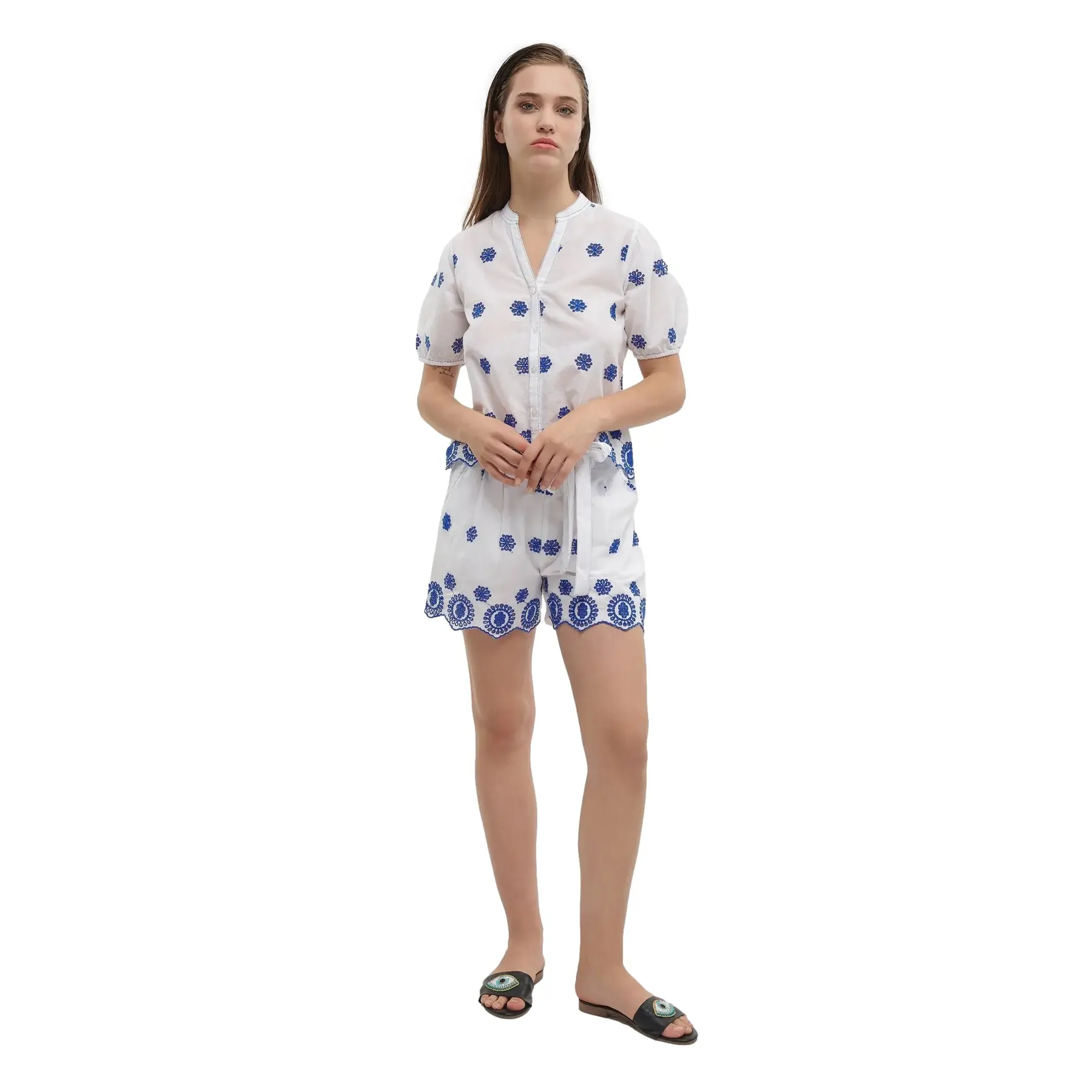 Blusen- und Shorts-Set Damen Ble Resort Collection