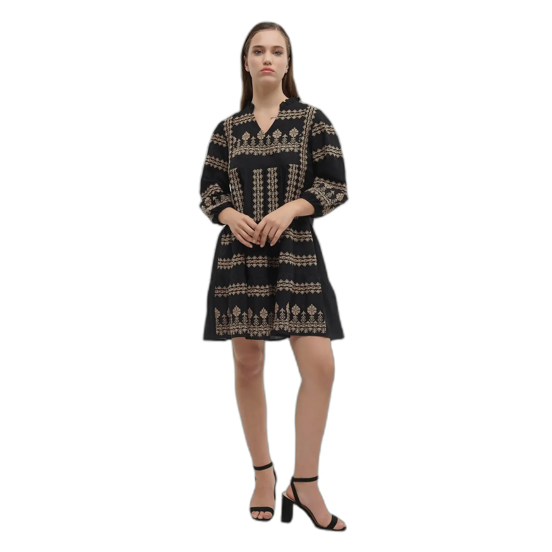 Besticktes Mini-Kleid für Frauen Ble Resort Collection