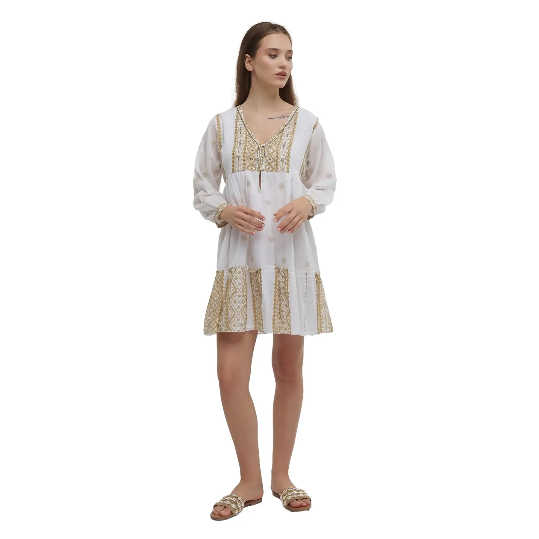 Damesjurk met lange mouwen Ble Resort Collection
