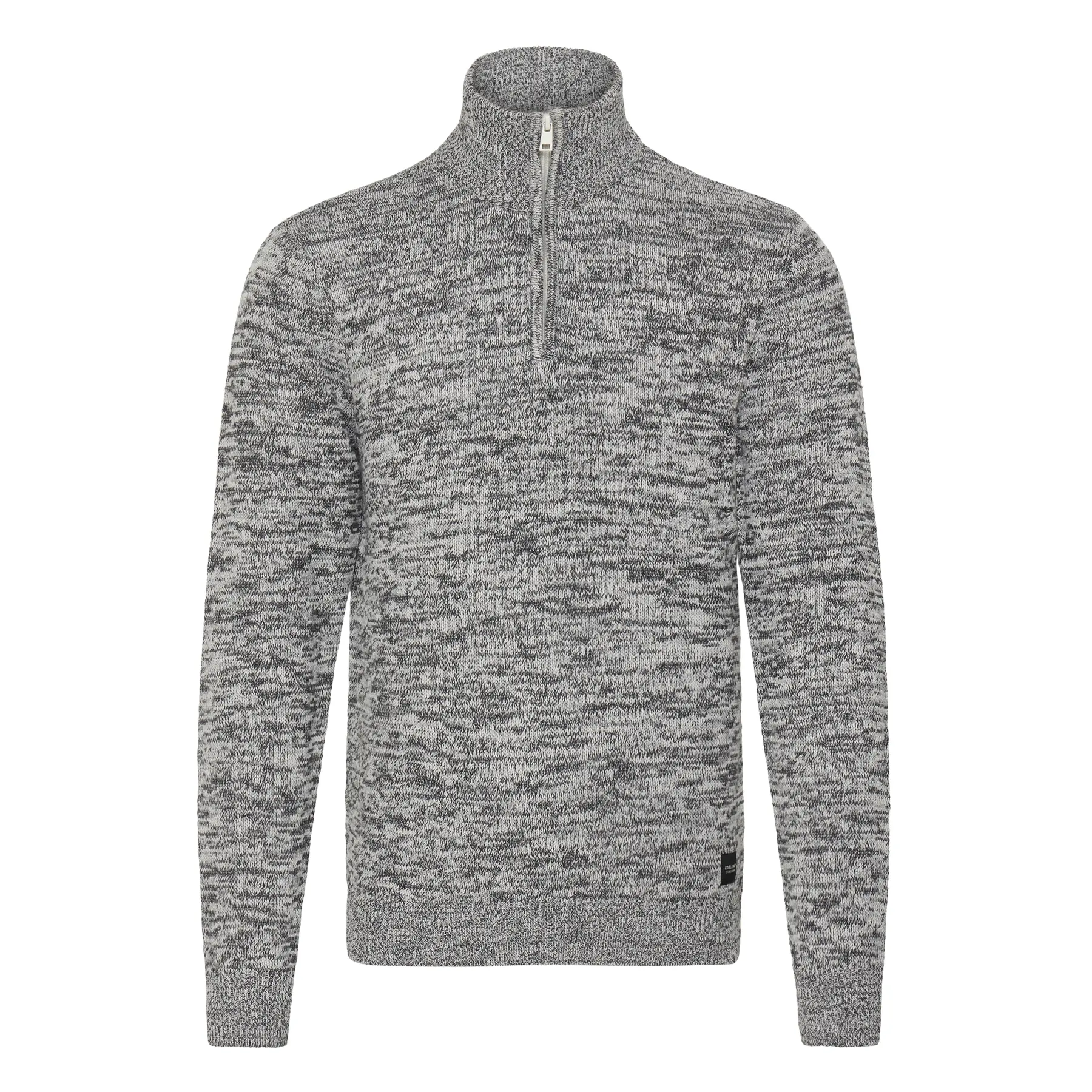 Blend Men's Gris 1/4 Zip Sweater