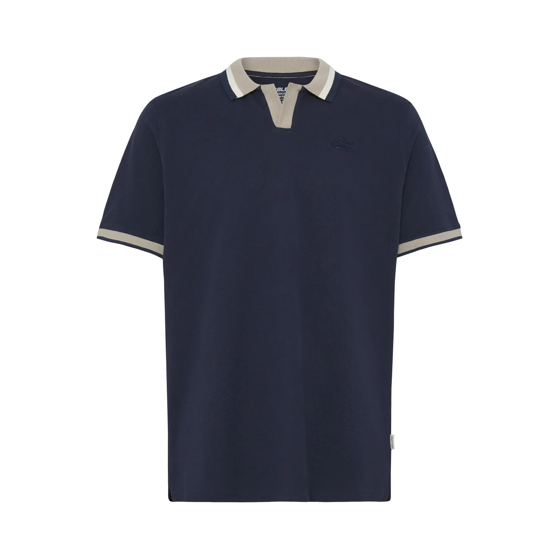 Blend Herren Blau Poloshirt "Poloshirt Bhevo", Gr. M, (Salute), Obermaterial: 100% Baumwolle Co., Shirts - Bild 3