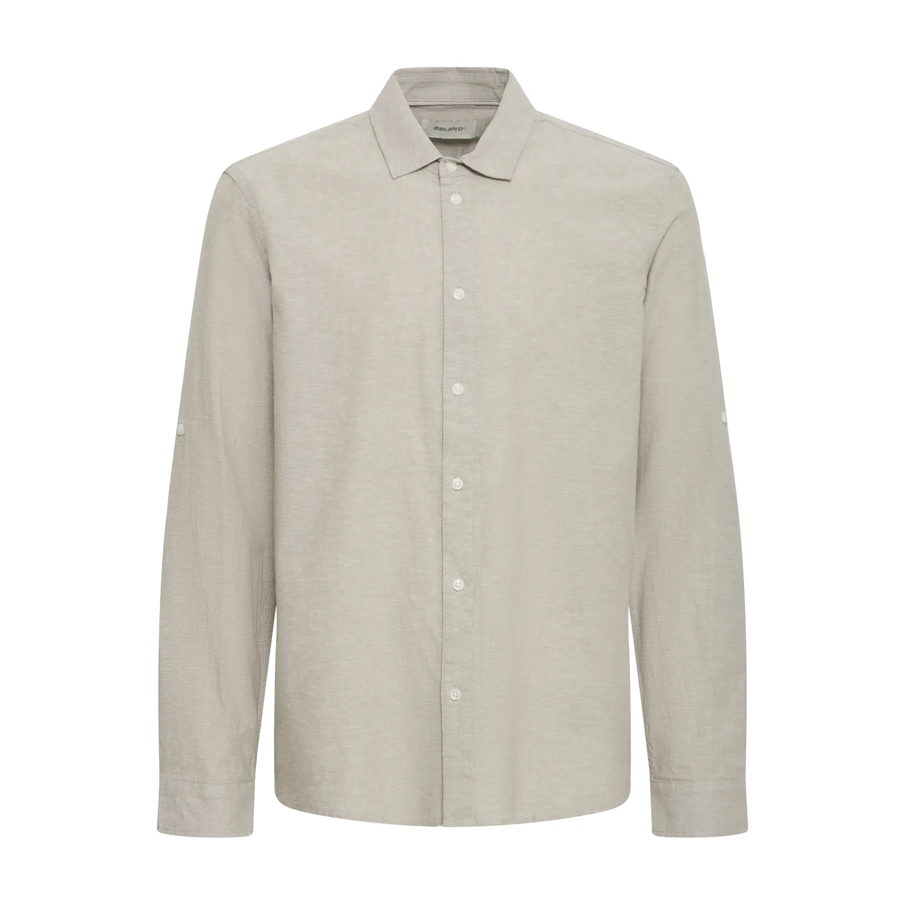 Blend Beige Long Sleeve Shirt Aban