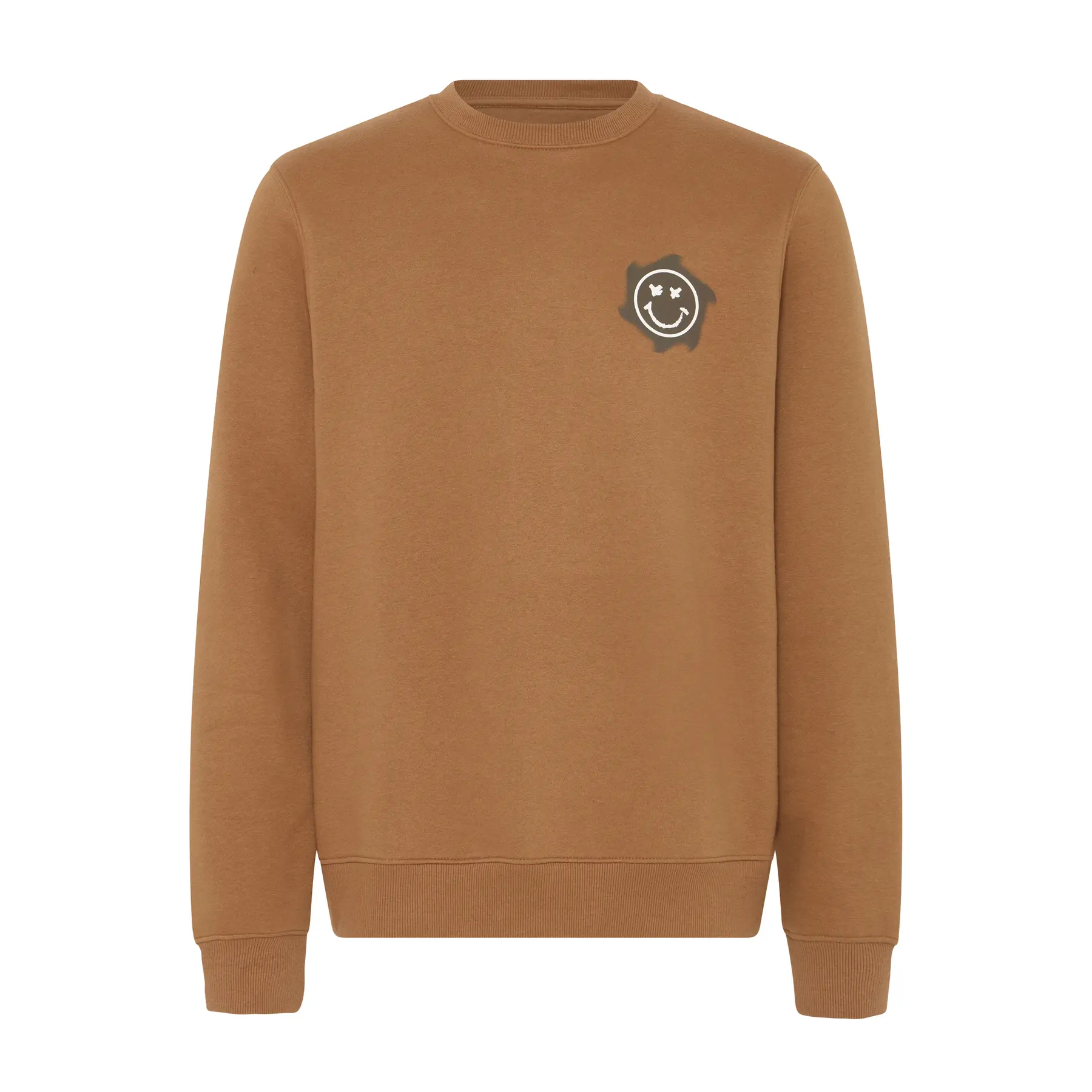 Blend Marron Graphic Sweatshirt Bhkeelan