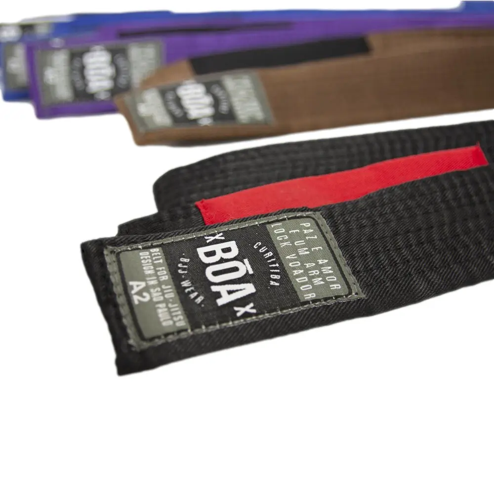 Brasilianischer Jiu-Jitsu Gürtel Boa Fightwear Curitiba - Farbe: Noir