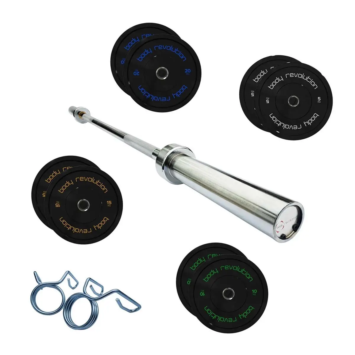 Olympische Haltergewichtstang Body Revolution Bumper 20kg