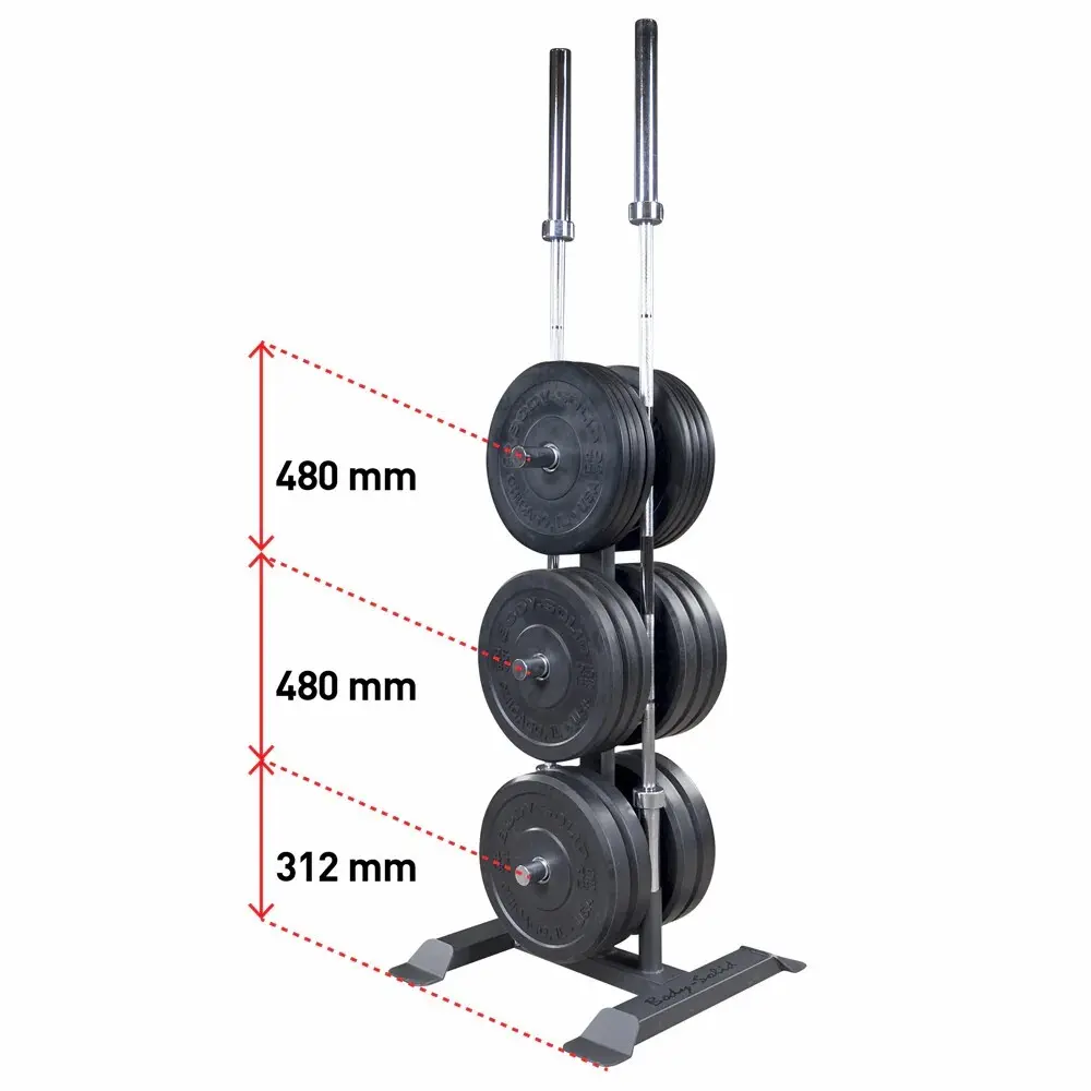 Gewichtstang en stangsteun Body Solid Olympic Premium