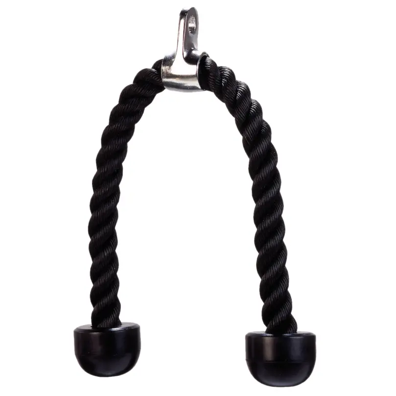 Body Solid Noir Corde À Triceps