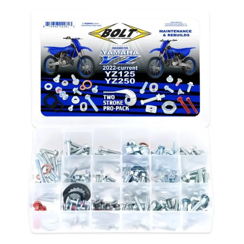 Kit voor motor kunststof schroeven voor motor Bolt Pro Yamaha YZ 125 (CE16)