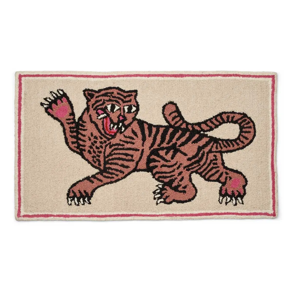 Teppich Bongusta Frame Pink Tiger
