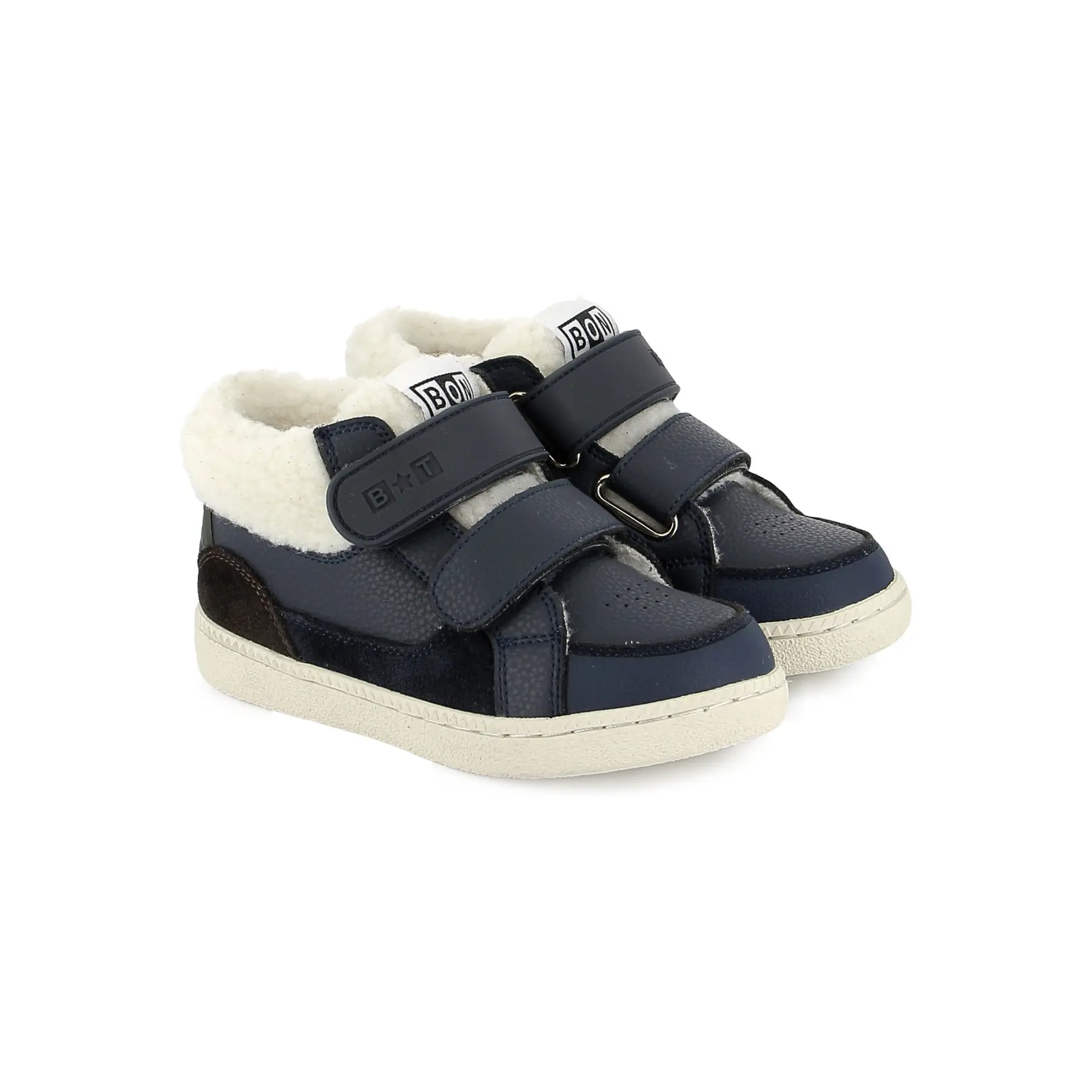 Baskets montantes fourrées bébé Bonton Kix Baskets montantes fourrées bébé Bonton Kix