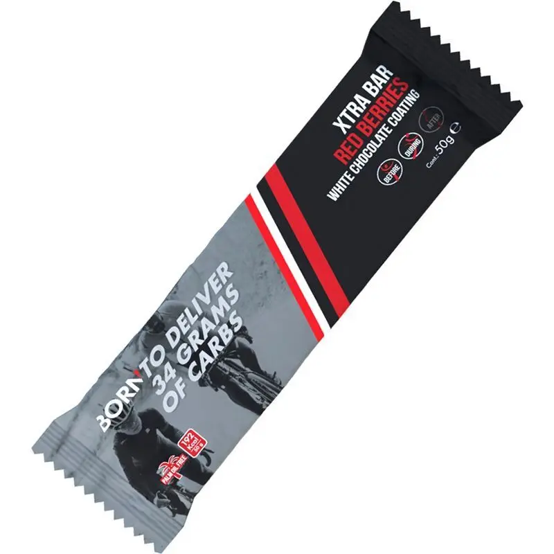 Riegel mit rote Früchte und Schokolade Born X-TRA
