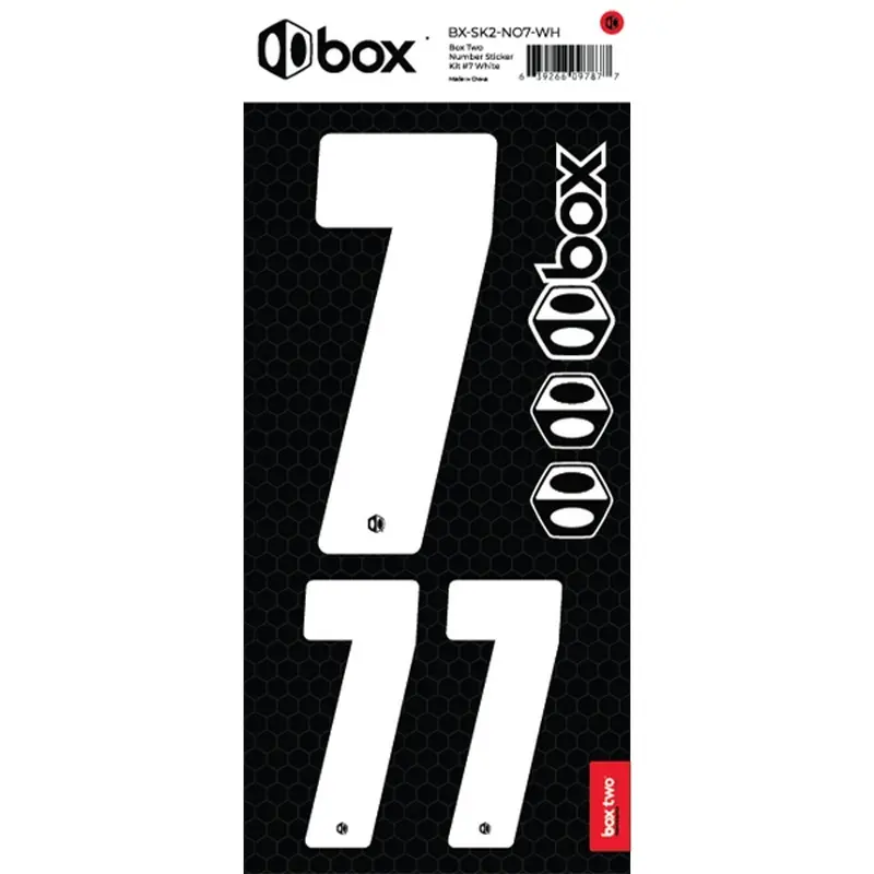 Autocollanti Numero 7 Targhetta Box Components-image