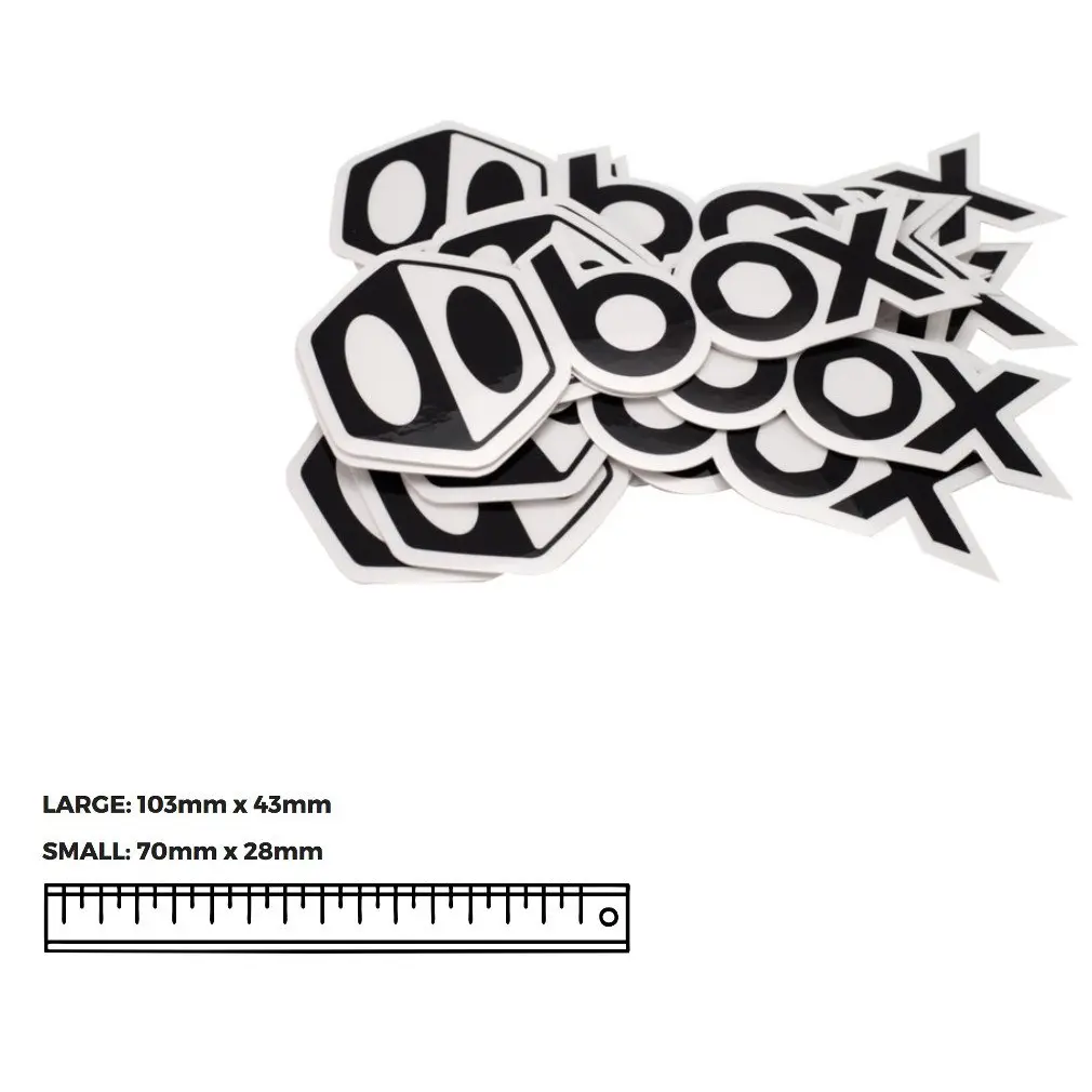 Aufkleber Box Components Icône & Texte Small