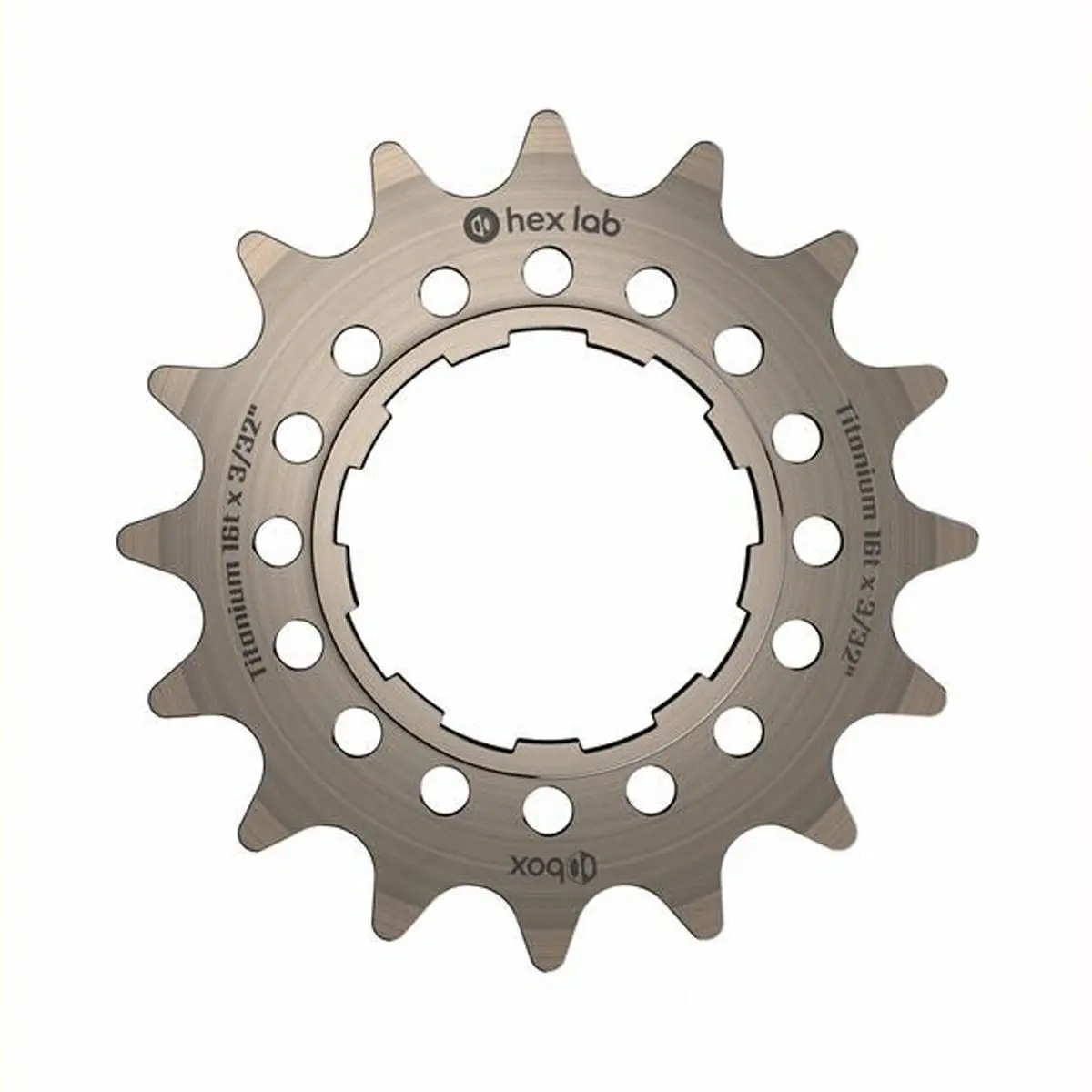 Titanium tandwiel Box Hex Lab