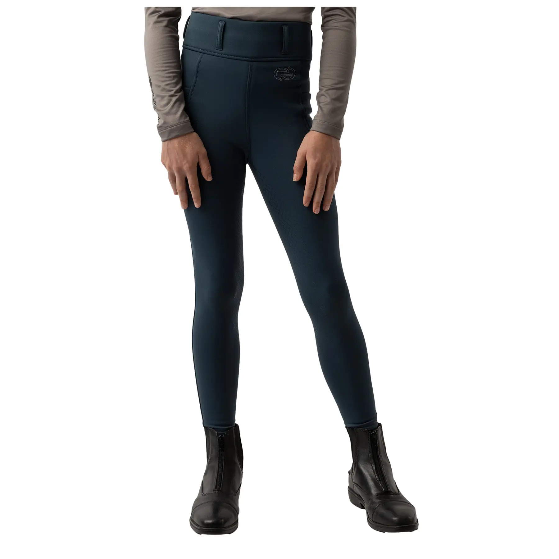 Leggings da equitazione full grip da bambina BR Equitation Eevolv Loena