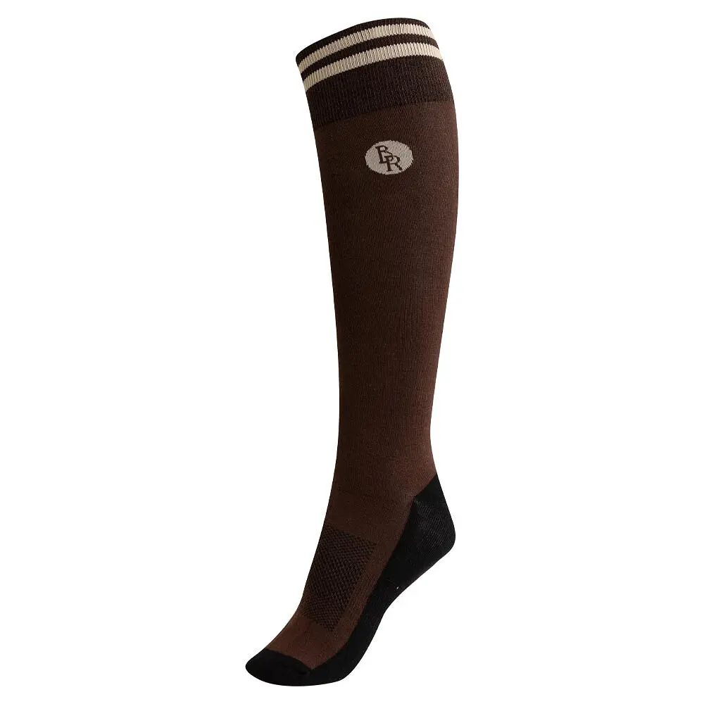 Paardrijsokken BR Liliane Choco Martini - 35-38