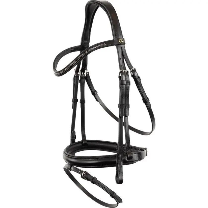 Briglie da equitazione combinate all'inglese BR Equitation Brackley