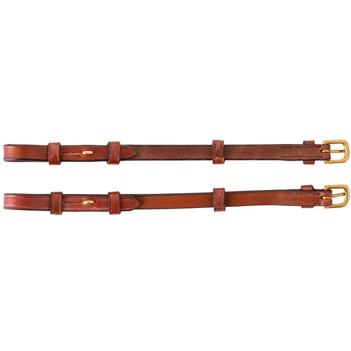 Pair of blind flange uprights+round loop BR Equitation