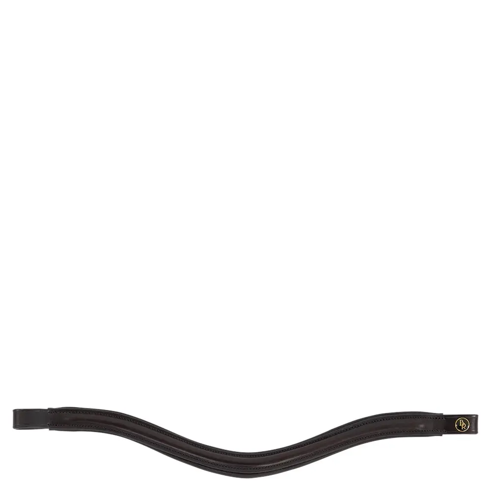 Stirnband für abgerundetes Pferd BR Equitation - Farbe: Braun